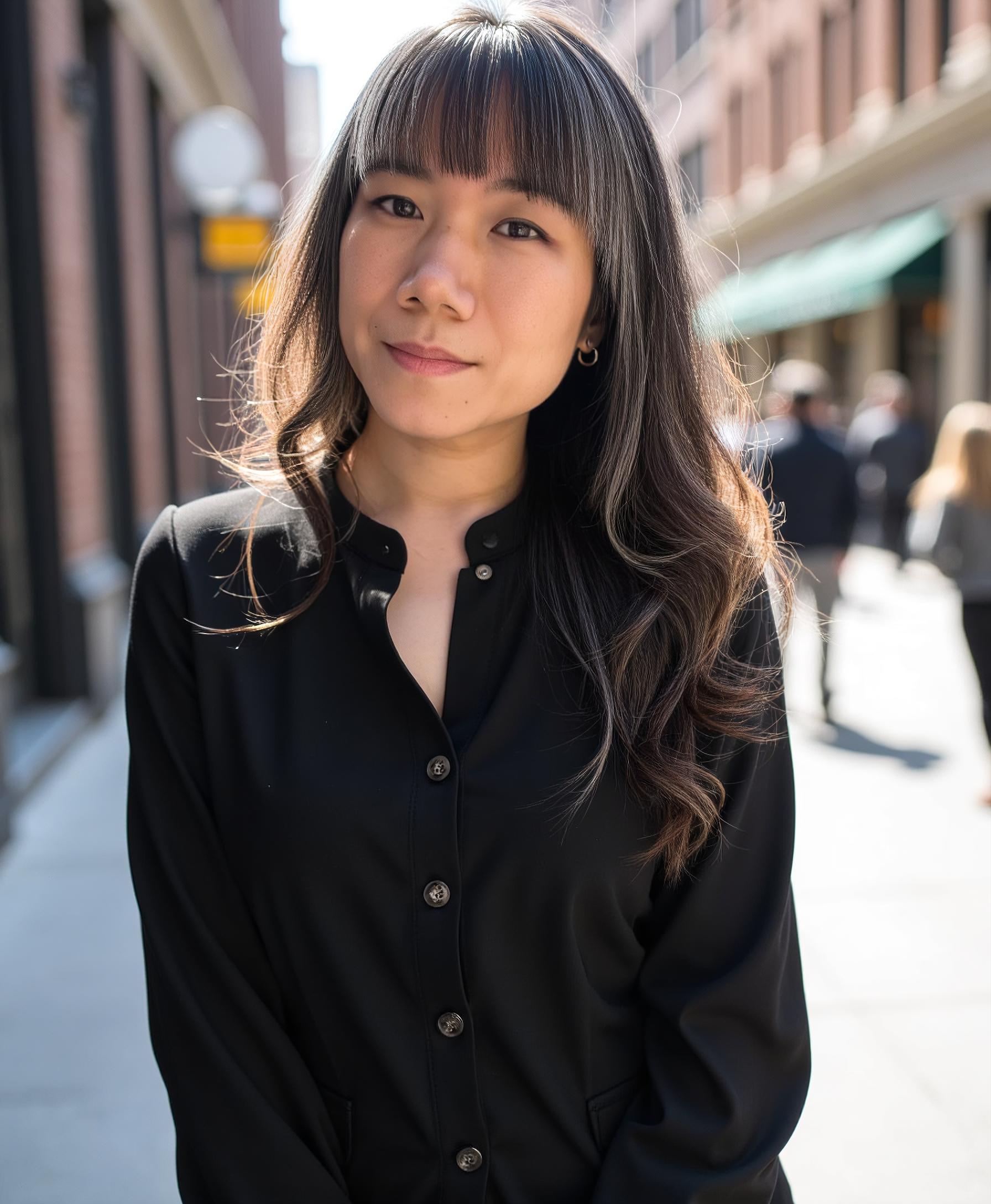 Portrait of Maggi Woo, a compassionate couples counsellor at Heartsprout Therapy, offering support for connection and healing.