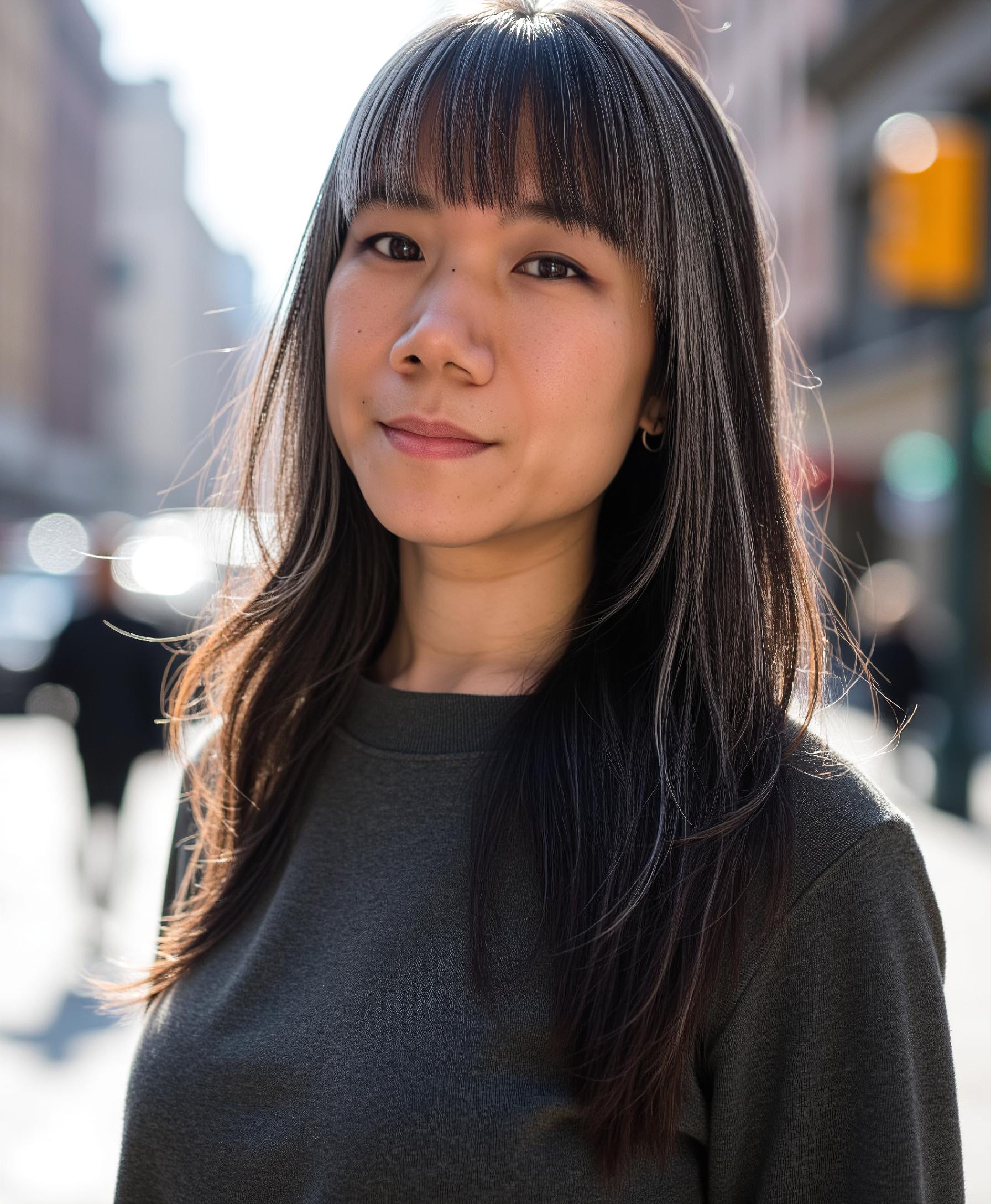 Maggi Woo, a therapist headshot on the HeartSprout Therapy homepage, symbolizing warmth, presence, and emotional support.